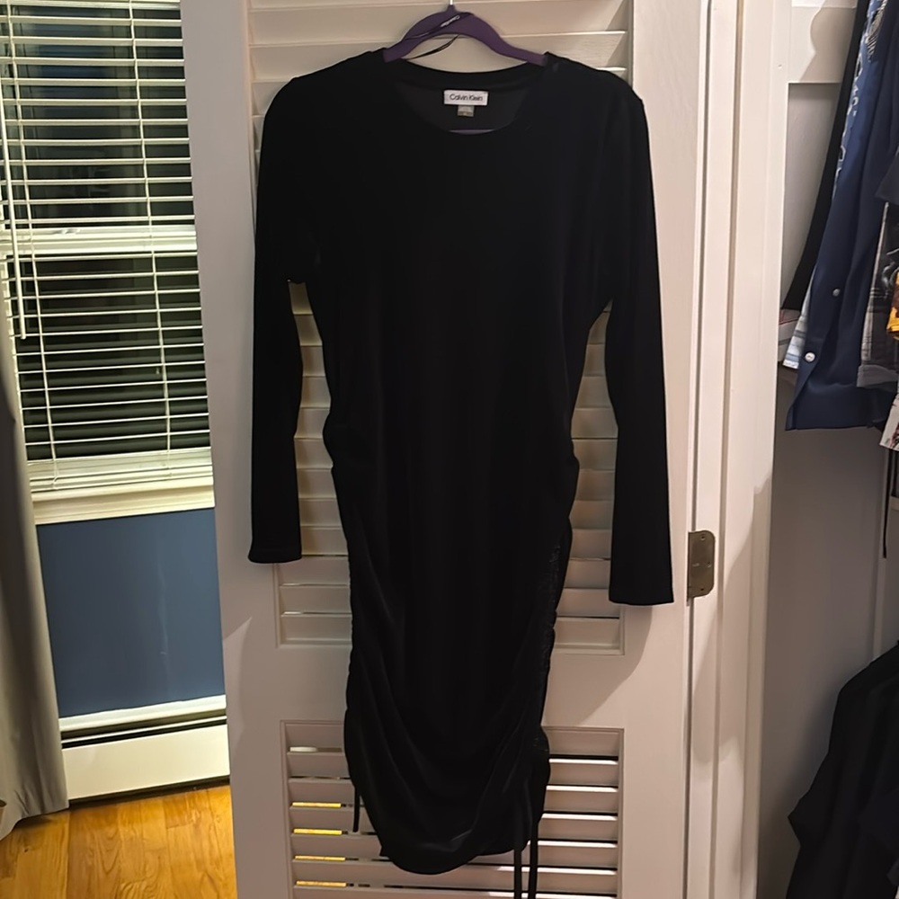 Calvin Klein velvet dress